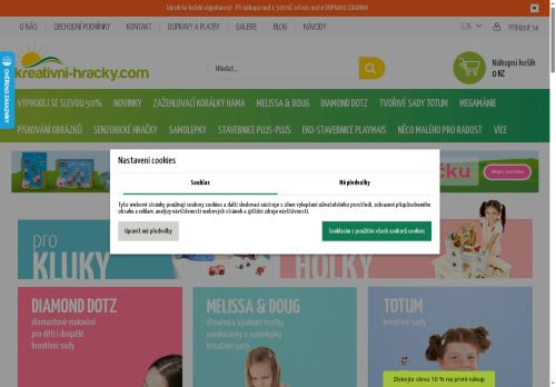 Zobrazit webové stránky Kreativni-hracky.com