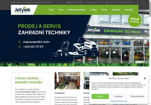 Jetýlek s.r.o. nabízí práci na pozici Mechanik - servisní technik (m/ž) v obci Kolín
