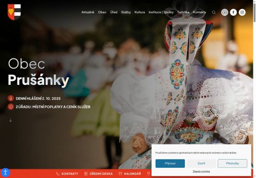 Zobrazit webové stránky Obecní úřad Prušánky