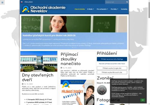 Obchodní akademie Neveklov nabízí práci na pozici Učitelé odborných předmětů, praktického vyučování, odborného výcviku (kromě pro žáky se speciálními vzdělávacími potřebami) a lektoři dalšího vzdělávání v obci Neveklov