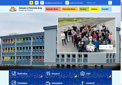 Základní škola a Mateřská škola Kamýk nad Vltavou, příspěvková organizace nabízí práci na pozici Kuchař/ka v obci Kamýk nad Vltavou