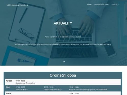 Praktický lékař pro dospělé - MUDr. Jaroslava Chudobová