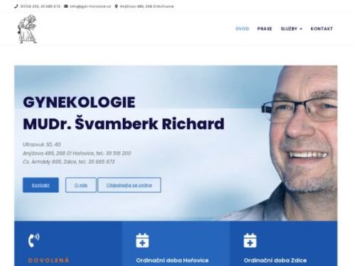 Gynekologická ambulance - MUDr. Richard Švamberk
