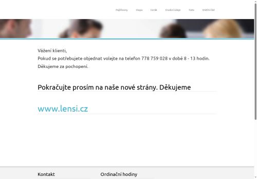 Zobrazit webové stránky Oční ordinace - MUDr. Eva Pourová