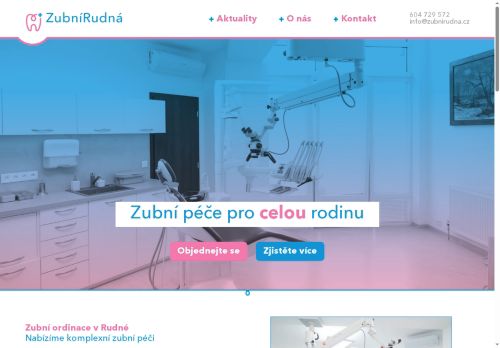 Zobrazit webové stránky Zubní ordinace - MUDr. Kateřina Lachetová