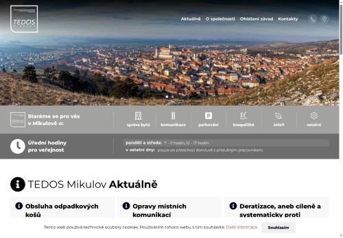 Zobrazit webové stránky TEDOS Mikulov