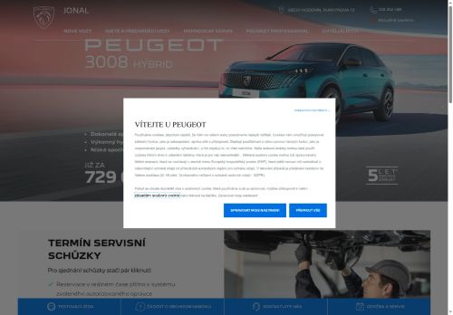 Zobrazit webové stránky Peugeot Jonal, spol. s.r.o.