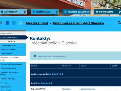 Městská policie Blansko