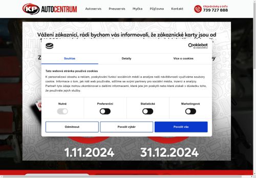 Zobrazit webové stránky KP servis centrum s.r.o.