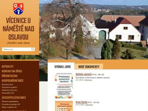 Obecní úřad Vícenice u Náměště nad Oslavou