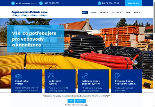 Zobrazit webové stránky Aquaservis Mělník, s.r.o.