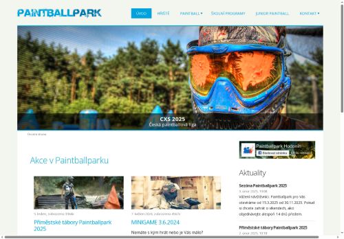 Zobrazit webové stránky Paintballpark Hodonín