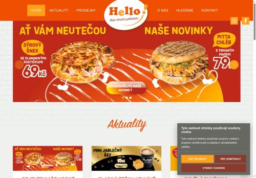 Zobrazit webové stránky Hello!