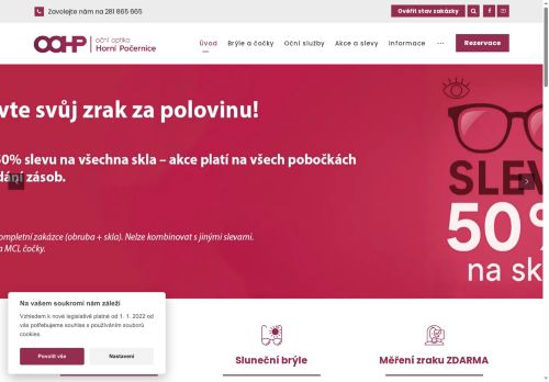 Zobrazit webové stránky Oční optika Nymburk