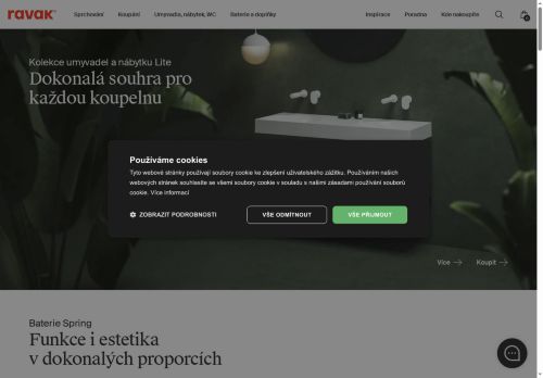 Zobrazit webové stránky RAVAK showroom Příbram
