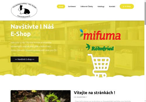 Zobrazit webové stránky Chovatelské potřeby PETR SIROTEK - Králičí svět