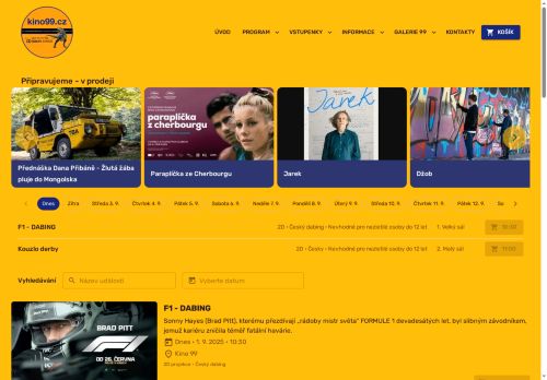 Zobrazit webové stránky Kino 99 Kolín