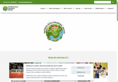 Zobrazit webové stránky Mateřská škola - Znojmo, Holandská