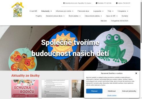 Zobrazit webové stránky Mateřská škola Znojmo – nám.Republiky