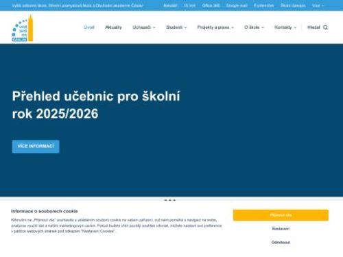 Vyšší odborná škola, Střední průmyslová škola a Obchodní akademie