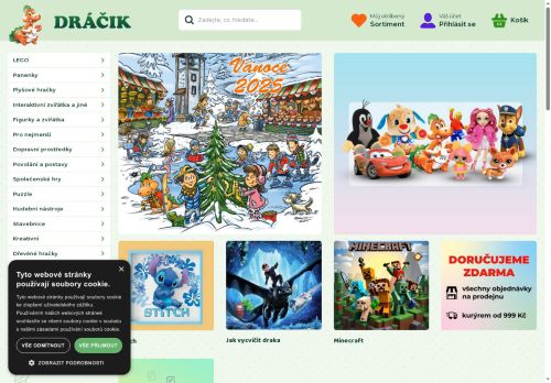 Zobrazit webové stránky Dráčik