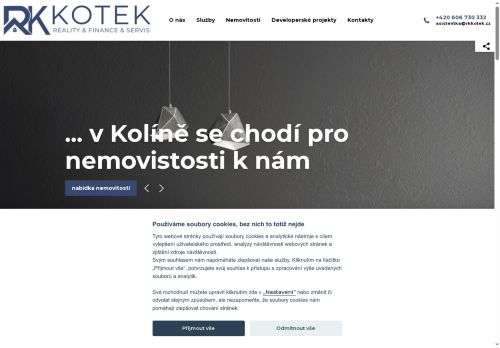 Webové stránky nová Stoletá s.r.o., Kolín