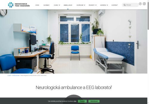 Zobrazit webové stránky Neurologická ambulance Nemocnice TGM Hodonín - MUDr. Martina Čechová