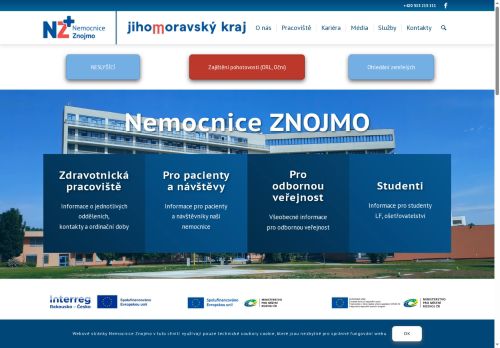 Zobrazit webové stránky Nemocnice Znojmo