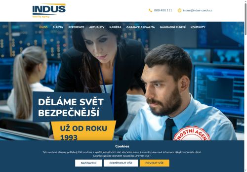 INDUS, spol. s r.o. nabízí práci na pozici Pracovník ostrahy, strážný (m/ž) v obci Střelice