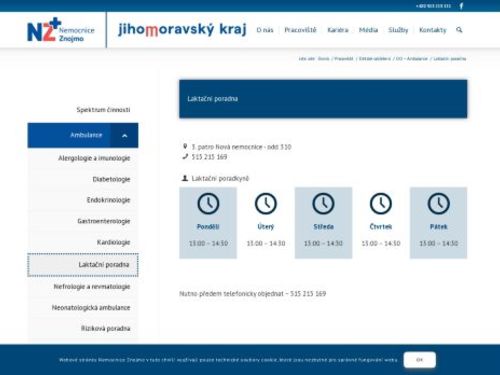 Laktační poradna - Nemocnice Znojmo
