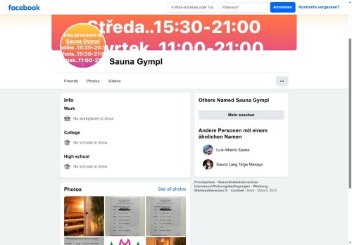 Zobrazit webové stránky Sauna Gympl
