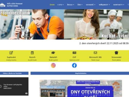 Střední odborná škola a Střední odborné učiliště řemesel