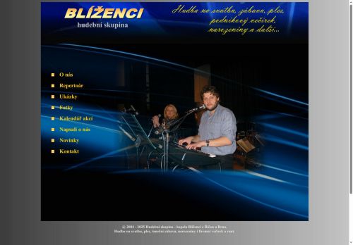 Zobrazit webové stránky Blíženci - hudební skupina