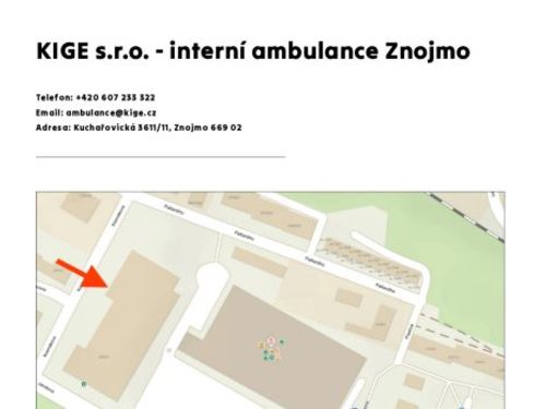 Interní ambulance KIGE s.r.o. - MUDr. Zdeněk Monhart, Ph.D.