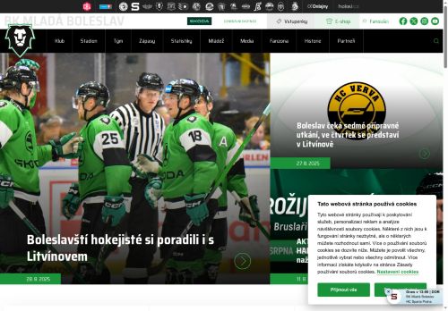 Zobrazit webové stránky BK Mladá Boleslav a.s.