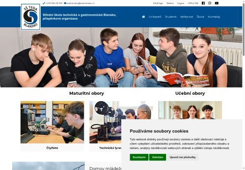 Zobrazit webové stránky Střední odborná škola a Střední odborné učiliště Blansko