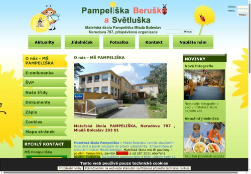 Zobrazit webové stránky Mateřská škola Pampeliška