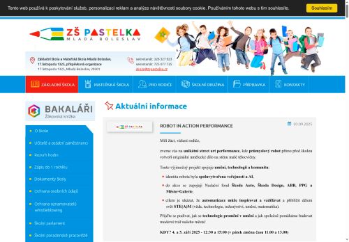 Zobrazit webové stránky Základní škola a Mateřská škola Mladá Boleslav