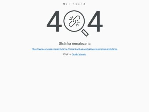 Gastroenterologická ambulance - Městská nemocnice Čáslav