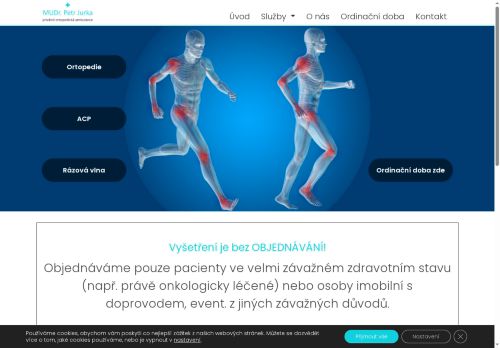 Zobrazit webové stránky Ortopedická ambulance - MUDr. Petr Jurka
