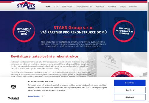 STAKS Group s.r.o. nabízí práci na pozici Hlavní stavbyvedoucí v obci Plzeň
