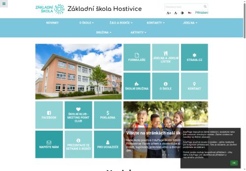 Webové stránky Základní škola Hostivice, Hostivice