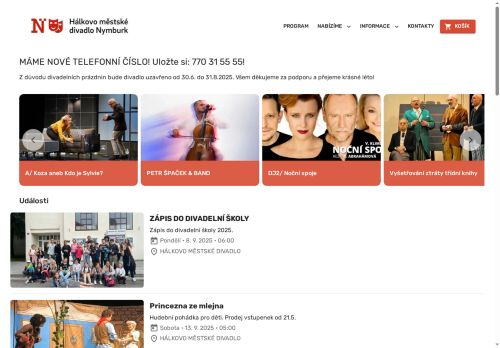 Zobrazit webové stránky Hálkovo městské divadlo