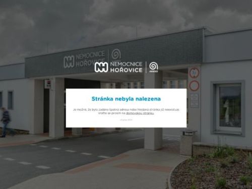 Všeobecná ORL ambulance - Nemocnice Hořovice