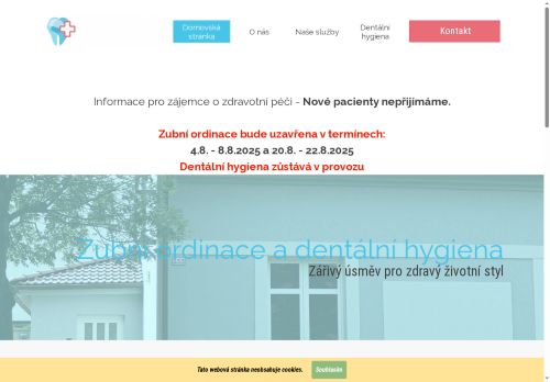 Zobrazit webové stránky Zubní ordinace - MUDr. Silvie Vlachá