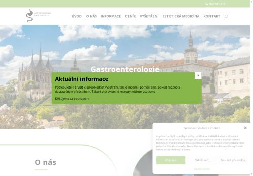 Zobrazit webové stránky Gastroenterologie - MUDr. Václav Kadlec