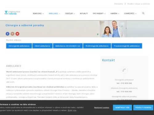 Proktologická ambulance - Nemocnice Mělník