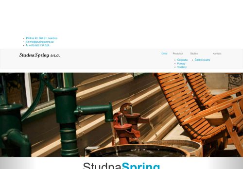 Zobrazit webové stránky Studna Spring, s. r. o.