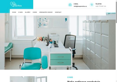 Zobrazit webové stránky Praktický lékař pro dospělé Mea practica - MUDr. Veronika Fejfarová