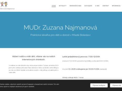 Praktický lékař pro děti a dorost - MUDr. Zuzana Najmanová